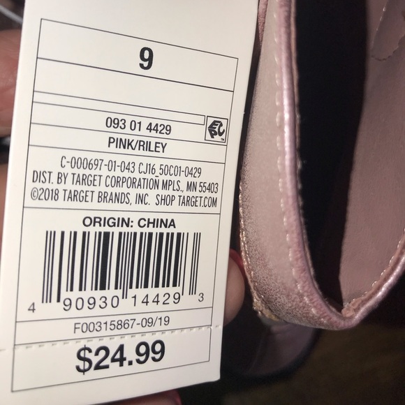 Cat & Jack Girls Pink Riley Boots - Picture 3 of 7